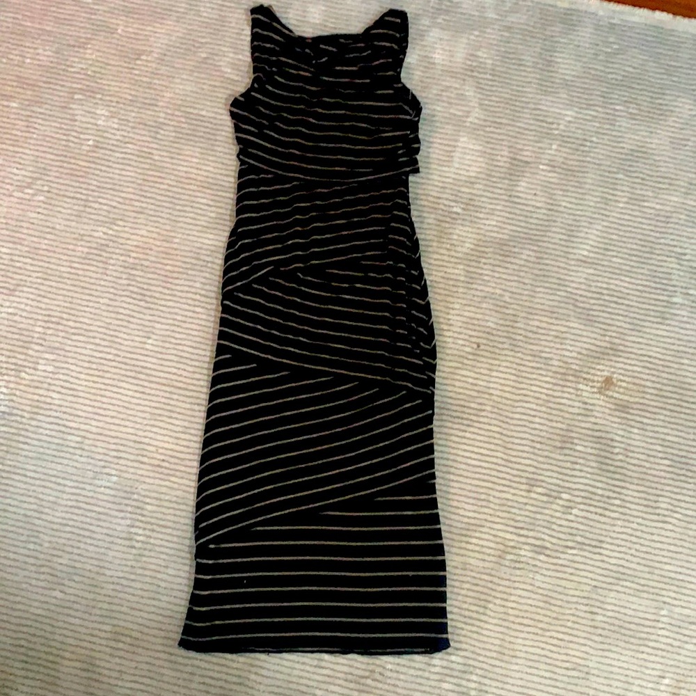 Striped layered dress Bought at anthropology